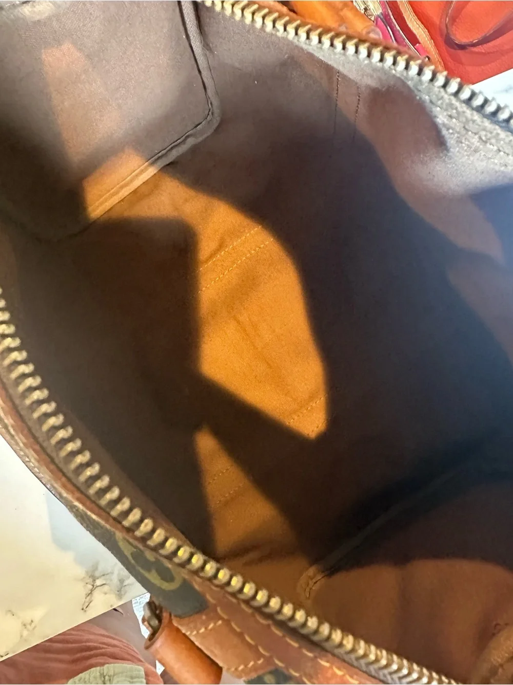LOUIS VUITTON VINTAGE MONOGRAM SAC SOUPLE 35 DUFFLE BAG